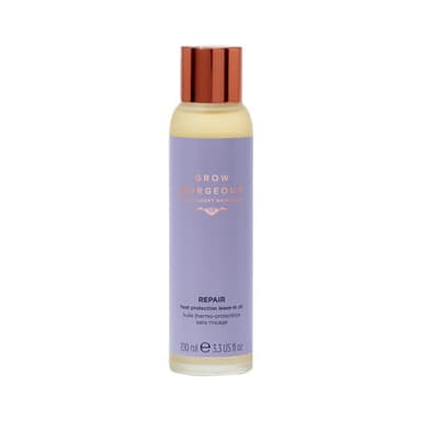 גרו גורג'ס שמן משקם ומגן בפני חום 100 מ״ל Grow Gorgeous Repair Heat Protection Oil 100ml