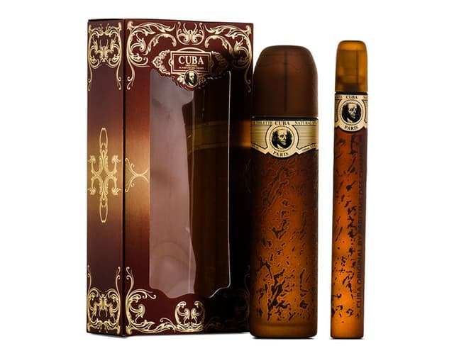 קובה קובה גולד סט 2 חלקים לגבר 100 מל+ 50 מל אדט - Cuba Gold 2 Pc Gift Set for Men 100ml + 35ml EDT