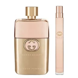 גוצי גילטי סט לאישה המכיל 90 מ"ל אדפ + 10 מ"ל אדפ - GUCCI GUILTY SET FOR WOMEN 100 ML + 10 ML EAU DE PARFUM