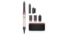 דייסון מעצב שיער פינק גולד חלק גלי - Dyson Airwrap ID Straight+Wavy Hair Curler Ceramic Pink