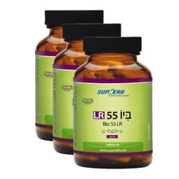 SupHerb ביו 55 LR 30 כמוסות שלשות