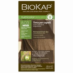 ביוקאפ – צבע שיער בלונד בהיר טבעי 8.03 135 מ״ל BioKap