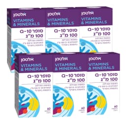 Q10 סופר קיו עשר 100 מ"ג | אלטמן | מארז שישייה - 360 כמוסות