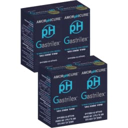 רביעייה גסטרילקס Gastrilex ph סידן קרבונט אמורפי - 240 כמוסות