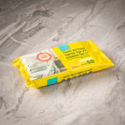 מטליות לחות לניקוי כללי לימון שייני 50יח'