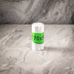 שקיות אשפתון צבע לבן 70*50