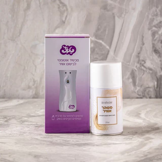 מתקן מטהר אויר אוטומטי טאצ' + מטהר אוויר