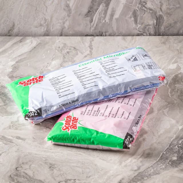 10 מטליות מיקרופייבר M3 לניקוי והברקה