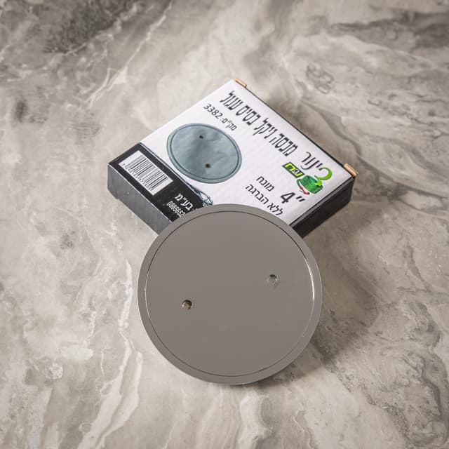 מכסה לביוב בסיס עגול מונח ניקל