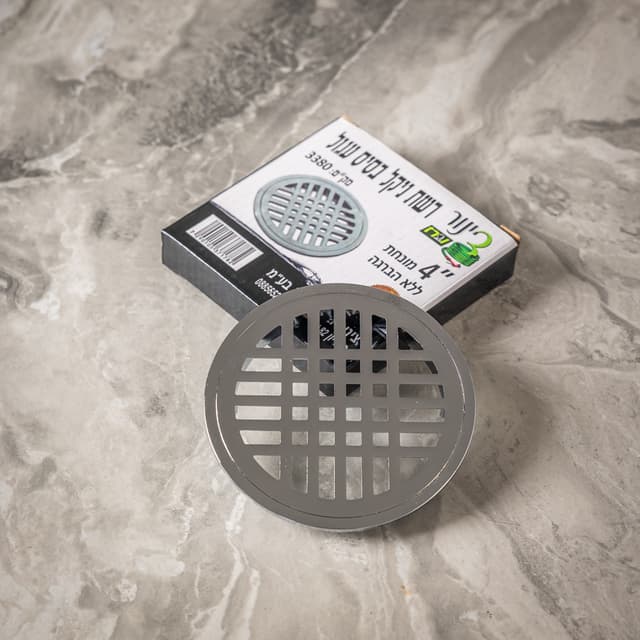 רשת לביוב ניקל בסיס עגול מונח