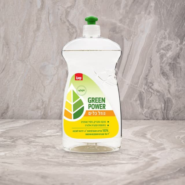 נוזל כלים סנו גרין פאוור אקולוגי 750 מ"ל