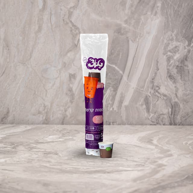 טאצ' כוס קרטון 2.5 אוז