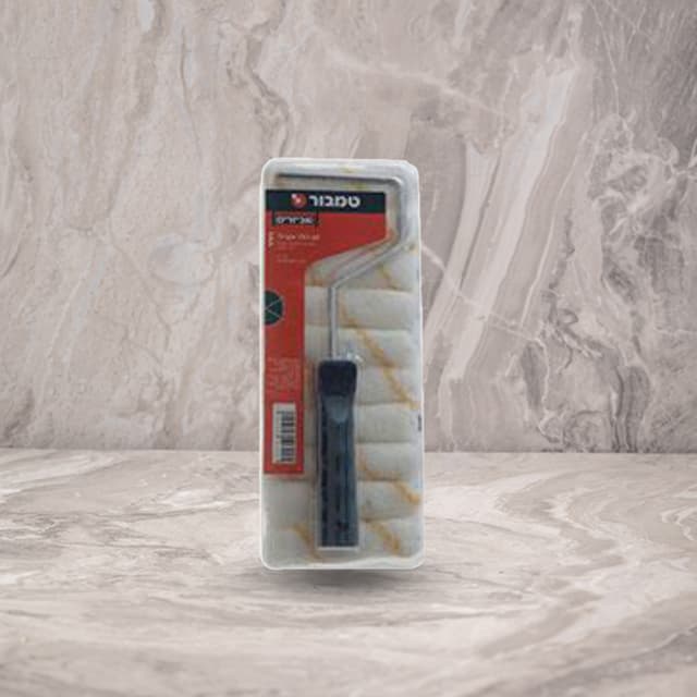 מארז שרוול 10 רולר אקרילי גודל 4 כולל ידית