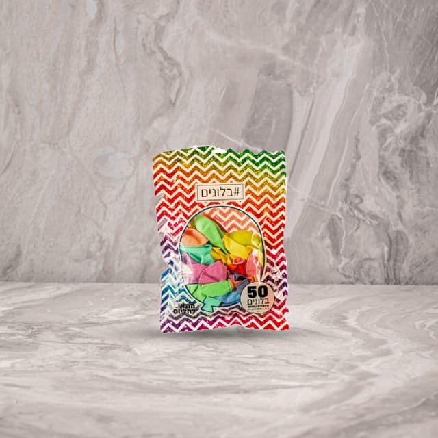 מארז 50 בלונים 12 מקארון