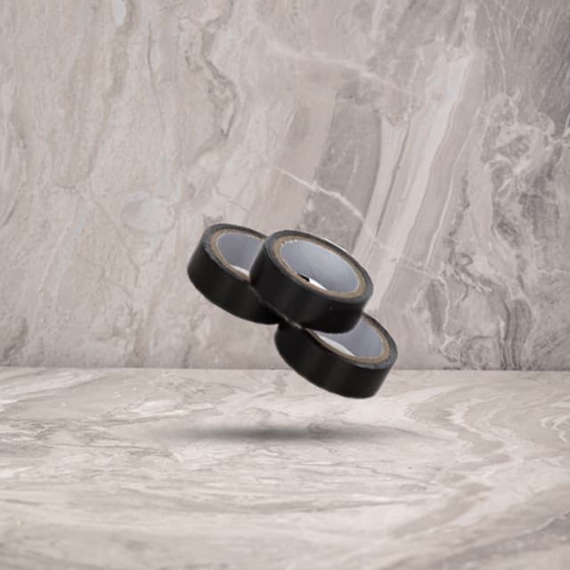 10 יחי' סרט הדבקה שחור