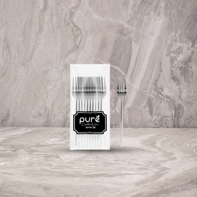 סכום פיור מזלג כסף 1