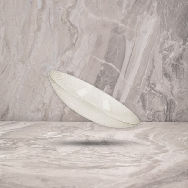 קערה גדולה שקוף נצנץ