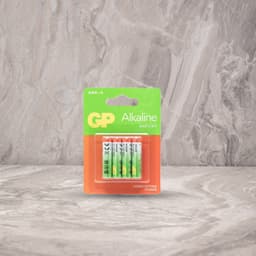 מארז 4 סוללות אלקליין AAA GP