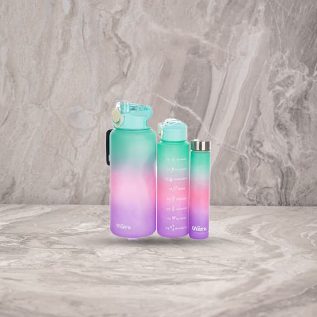 סט 3 בקבוקי שתייה