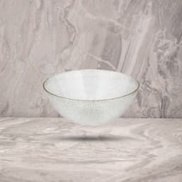 קערה עמוקה שקוף נצנץ