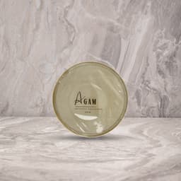 צלחת גודל 10' "אגם" צבע נצנץ זהב