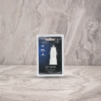 מטען למצת הרכב PD20W USB לבן - ENSO - אנסו (U166)
