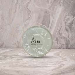 צלחת גודל 10' "אגם" צבע מנטה קריסטל