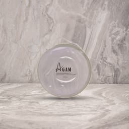 צלחת גודל 10' "אגם" צבע לילך קריסטל