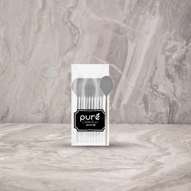 סכום פיור כף כסף 10י