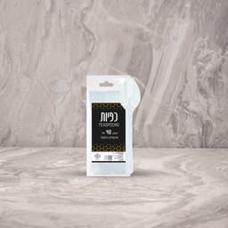 כפית קשיחה חד פעמי במגוון צבעים - 40 יחי'