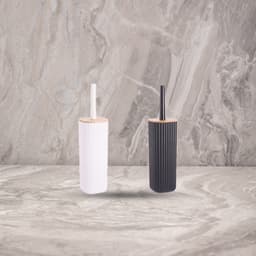 מברשת שירותים Bamboo פסים שחור