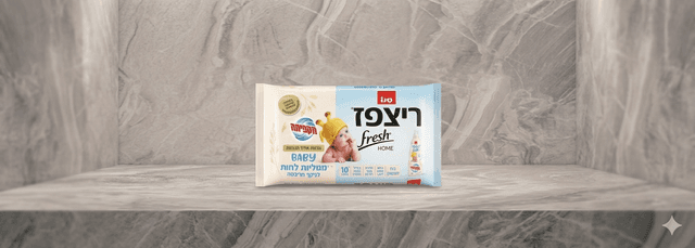 ריצפז פרש מטליות לחות  10 יחידות
