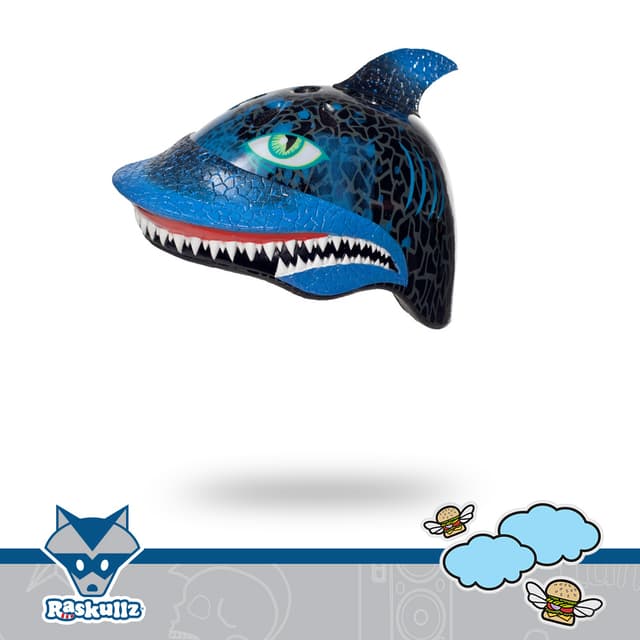 קסדה ראס כריש שחור 5+ FS