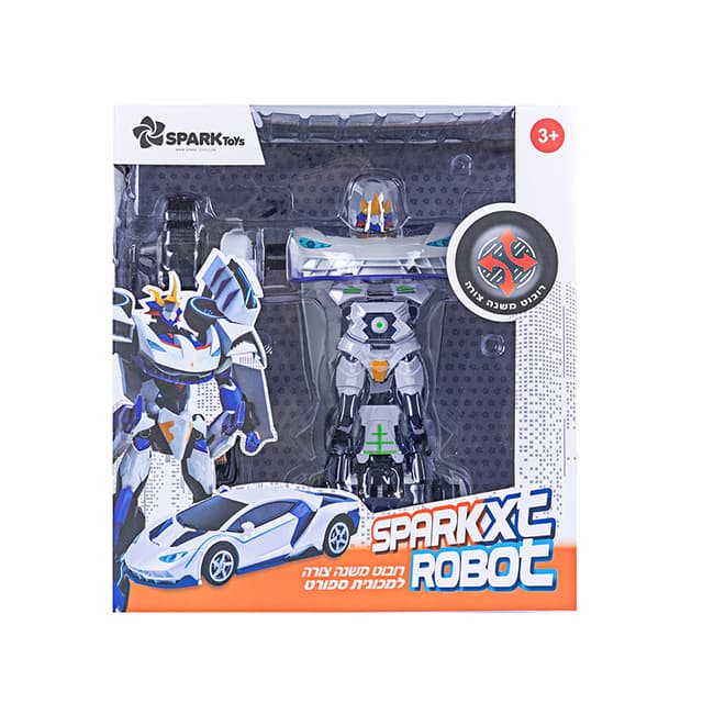 רובוט שלט XT משנה צורה למכונית עם חיישן | Toys4All