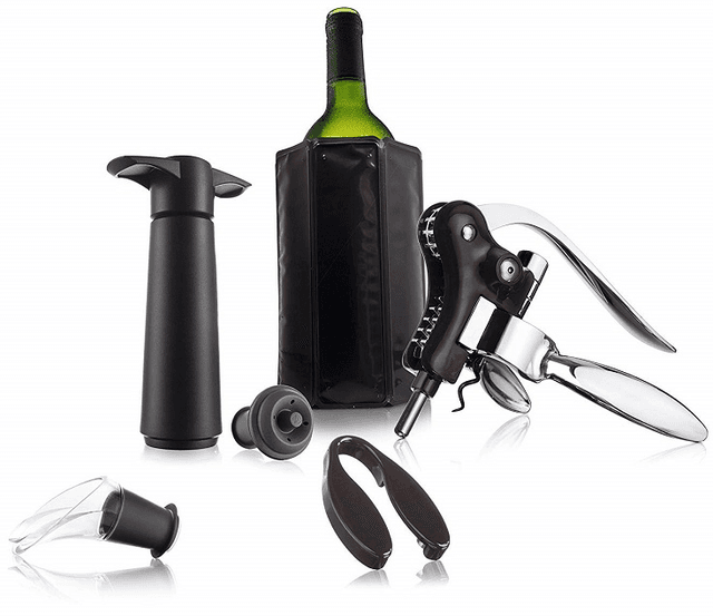 ואקובין אריזת מתנה 3 מצנן+משאבה+ארנב+חותך קפסולה+ משפך