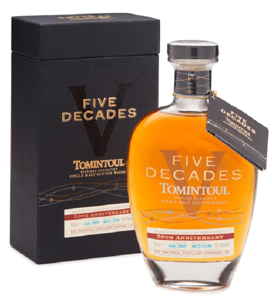 ויסקי טומינטול 5 עשורים