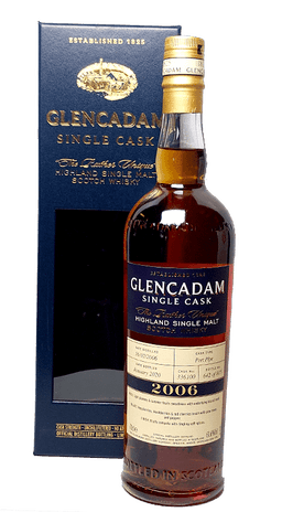 ויסקי גלנקאדם סינגל קאסק 13 שנות יישון 2006 פורט קאסק מס.336100