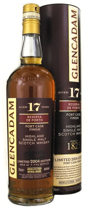 ויסקי גלנקאדם סינגל קאסק 17 שנות יישון 2004 פורט קאסק פיניש מס.9746