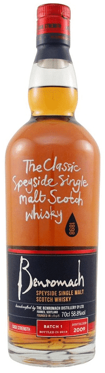 ויסקי בנרומך 2009 חוזק חבית