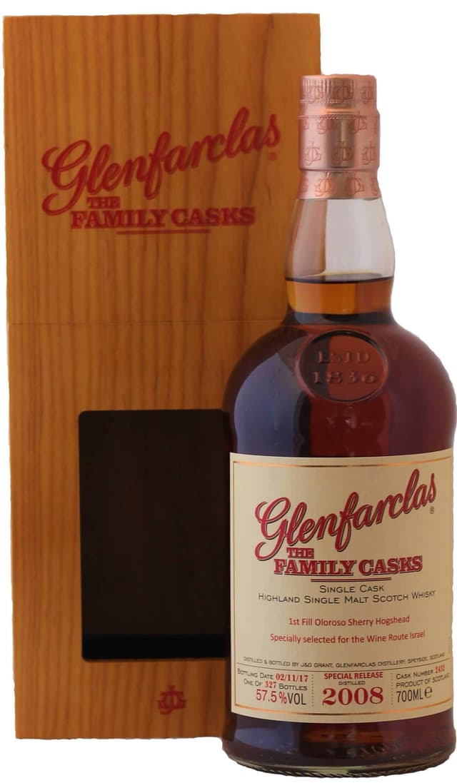 וויסקי גלנפרקלס Single Cask 2008