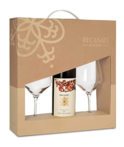 רקנאטי מארז מרלו מנרה עם זוג כוסות