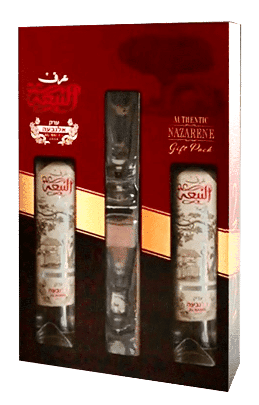 ערק אל נבעה מארז 2 בק עם 2 כוסות