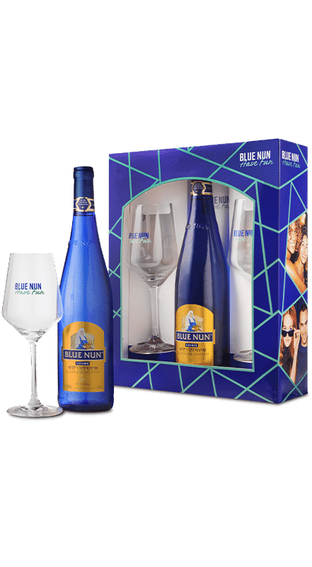 בלו נאן מארז עם 2 כוסות