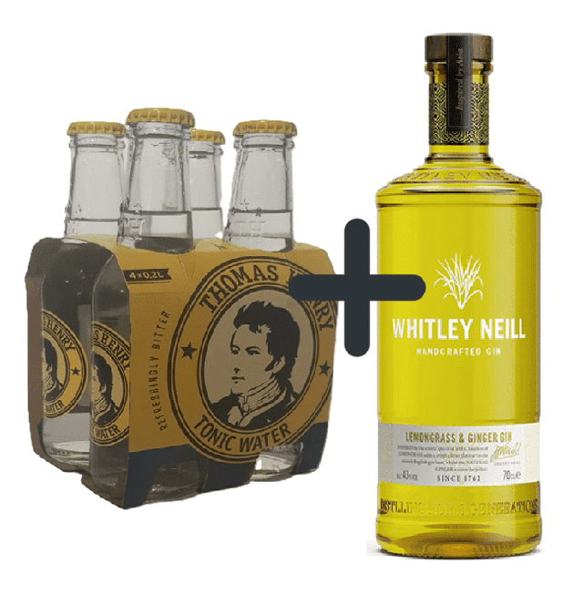 ג'ין וויטלי ניל למון גראס וג'ינג'ר + 4 טוניק טומאס הנרי