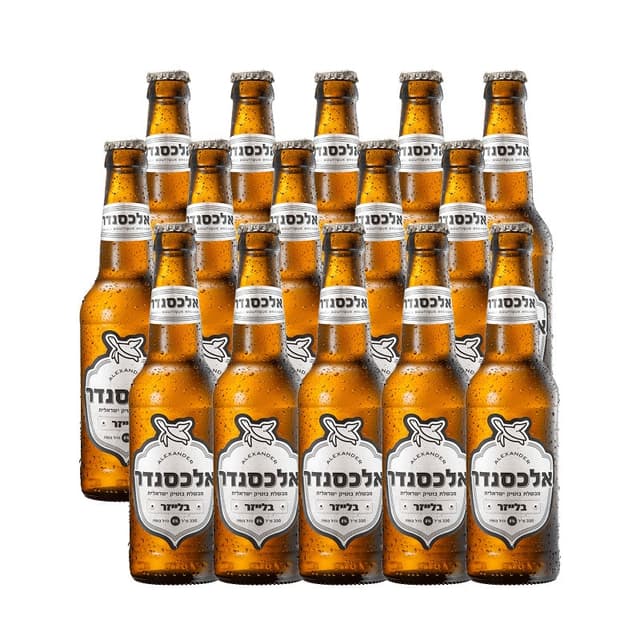 בירה אלכסנדר בלייזר 24 בק במחיר מיוחד - המחיר כולל משלוח