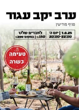 סודות היצירה של יקב עגור - 7.8 מודיעין