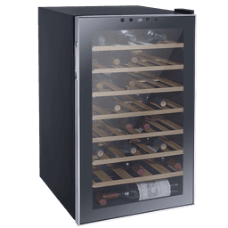 מקרר יין ל 45 בקבוקים מדחס מדפי עץ