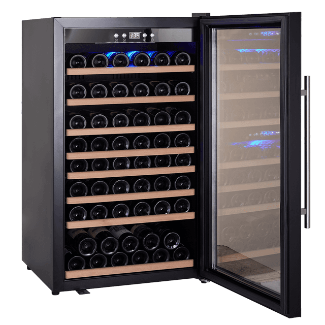 מקרר יין לאחסון עד 75 בקבוקים