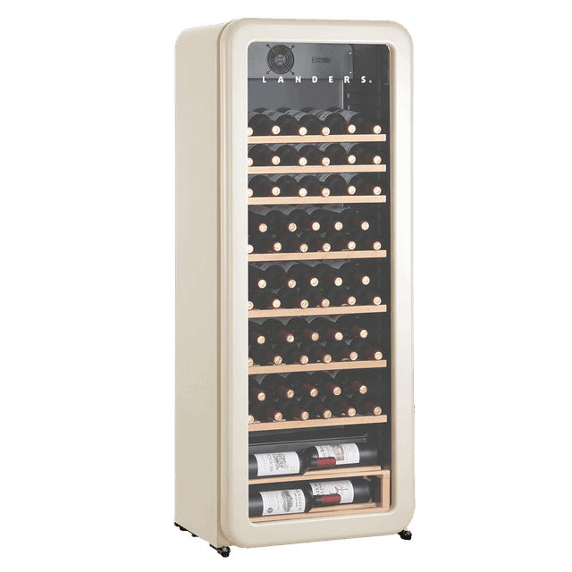 מקרר לנדרס מדחס 76 בק עם מדפי עץ