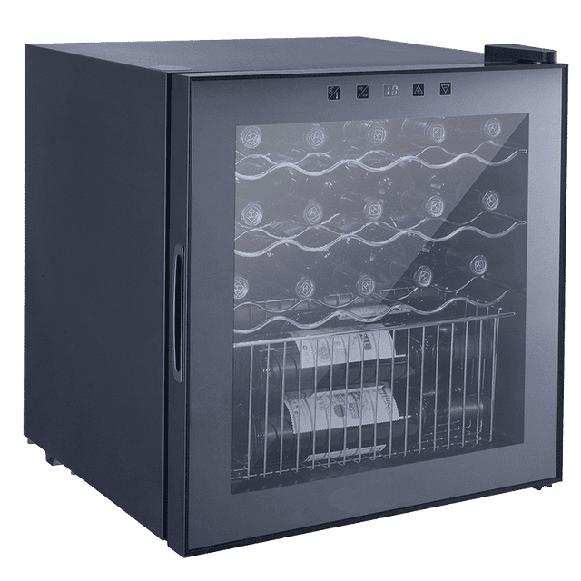 מקרר יין ל 19 בקבוקים עם מדחס